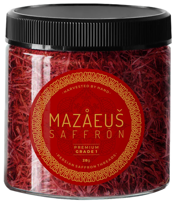 Mazaeus Persian Saffron | 28 grams ( 1 oz ) | ( ₹14899 ) - Mazaeus Saffron