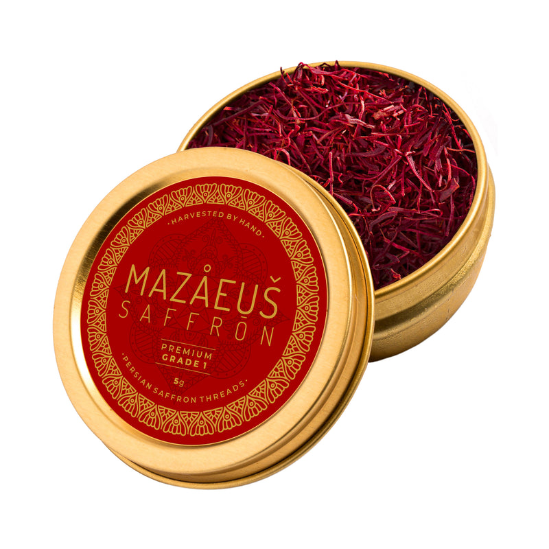 Mazaeus Persian Saffron | 5 grams | ( ₹3530 ) - Mazaeus Saffron
